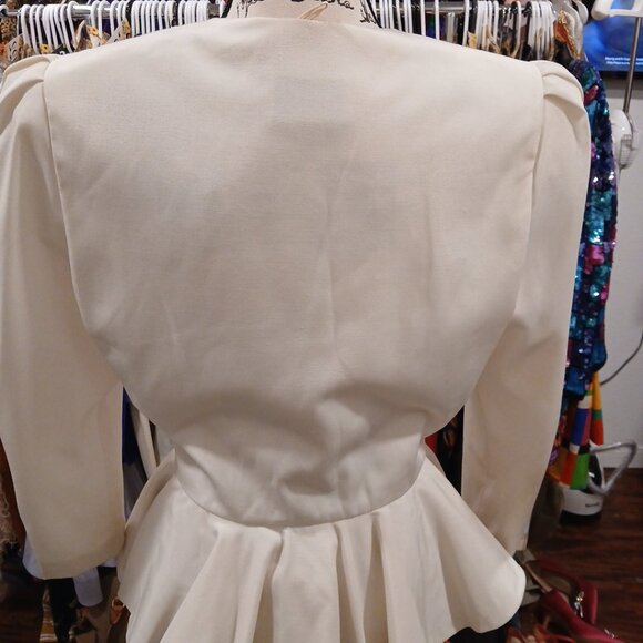 Vintage gem peplum top - Picture 3 of 5